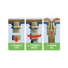 Oil draining steps